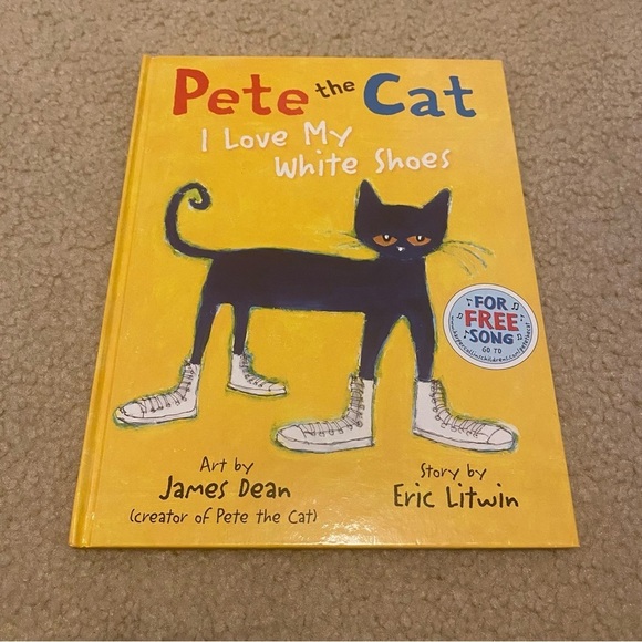 Other - BOGO Pete the Cat I Love My White Shoes - Hard Back Book